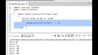 Java Lesson 18 - For Loop