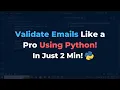 Build a Python Email Validator in Just 2 Minutes