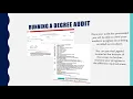 Degree Audit