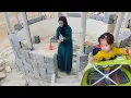 Download Lagu Alone in the mountains: Construction of a nomadic woman's new home begins