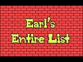 Everything On Earl s List