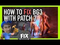 FIX Baldur s Gate 3 Mod Manager After Patch 7