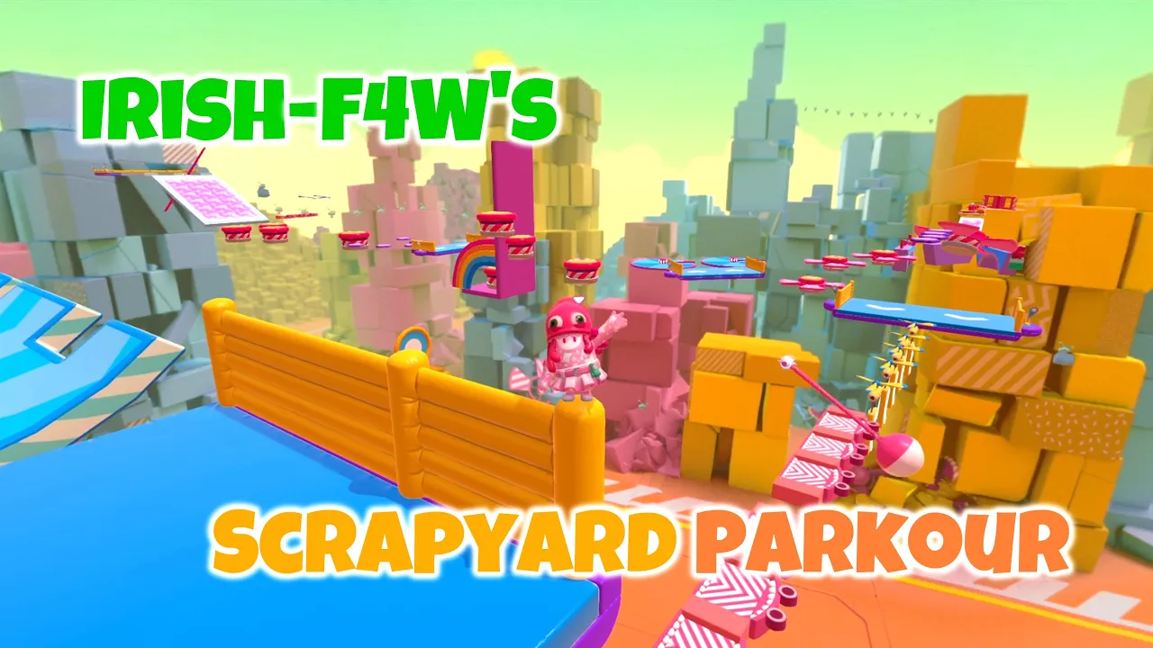 Fall Guys - Irish-F4W's Scrapyard Parkour - by irish-f4w