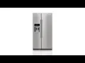 KitchenAid 24 8-cu ft Side-by-Side Refrigerator with Ice Maker Stainless Steel