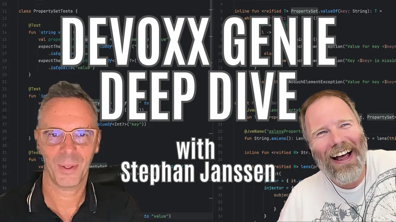 Devoxx Genie AI Deep Dive with Stephan Janssen