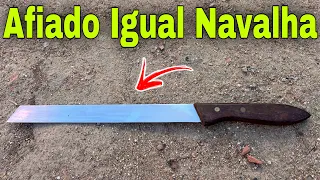 Como Amolar Faca Igual Navalha 