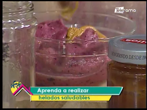Aprenda a realizar helados saludables