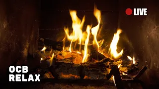 Relaxing Piano Music and Fireplace 24/7 - Sleep, Meditate, Study, Relax, Stress Relief