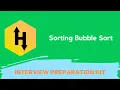 HackerRank Sorting Bubble Sort problem solution in Python programming Interview Preparation Kit