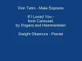 If I Loved You - Don Tatro - Male Soprano/Countertenor