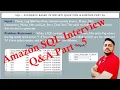 SQL Interview Questions and answers Part 26 Amazon SQL Interview Question And Answer Part-5
