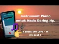 instrumen piano untuk nada dering Hp.