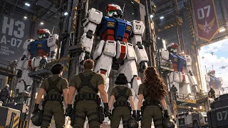 MOBILE SUIT TEAM ZERO-SEVEN | EP.1 — Hold The Line | Gundam Style Robot Mecha Movie Animation