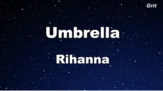 Download Umbrella - Rihanna Karaoke 【No Guide Melody】 Instrumental MP3