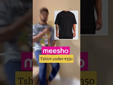 Download MP3 Meesho Oversized T-Shirt ₹350🤯