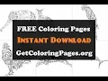 Easy zentangle coloring pages