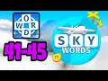 SKY WORDS 41 42 43 44 45