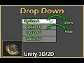 Unity How to make a drop down tutorial 2023