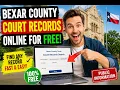 How to search Bexar County court records online for free