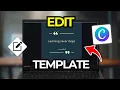 How To Edit Template In Canva Tutorial 2026