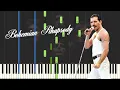 Download Lagu Queen - Bohemian Rhapsody Piano/Karaoke *FREE SHEET MUSIC IN DESC.* (As Played by Freddie Mercury)