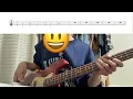 back number - どうしてもどうしても　ベース弾いてみた　TABあり