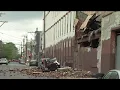 Severe thunderstorms cause downed trees collapsed roofs and other damage