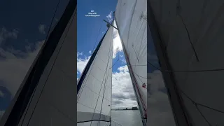 The maiden voyage this was a big moment for me. #dream #sailing #fyp ￼￼