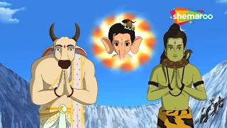 నంది, మహాదేవుడు ఇద్దరూ బాల గణేశుడికి నమస్కారం ఎందుకు చేశారు? 😲 | బాల గణేశ్ కథ
