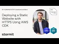 Deploying a Static Website with HTTPS using CDK TypeScript CloudFront S3 ACM and Route 53
