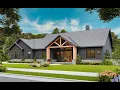 Modern Farmhouse Tour 3 400 sqft 4 Bed 3 5 Bath Walkout Basement Plan 699-00389