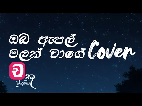 Download MP3 Cover song Oba Apple malak wage | chamara franando