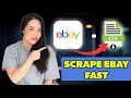 Scrape eBay Search Results in a few minutes