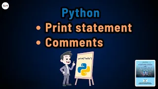 Basic Python Syntax Print Comments Chapter 2 - Python Programming Class 11 PTB Lecture 2
