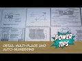 Power Tip Detail Multi-Place and Auto-Numbering