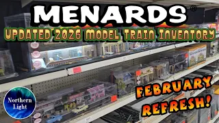 Menards HO O Gauge Model Train Inventory 2026 REFRESH New Items Added