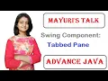 Advanced Swing Component Tabbed Pane Mayuri s Talk Mayuri Mali