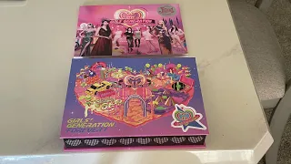 girls generation 7th full album forever 1 unboxing both ver 
