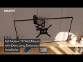Full Motion TV Wall Mount with Extra Long Extension MI-402 Features
