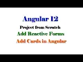 Angular 12 discussion forum project from scratch Mean Stack Project from Scratch Reactive Forms