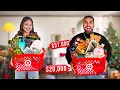 WE MADE EACH OTHER THE MOST EXPENSIVE CHRISTMAS BASKETS