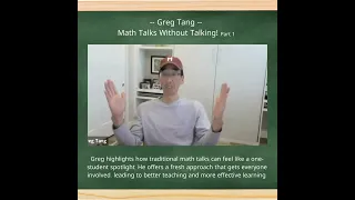 Math Talks Without Talking Part 1