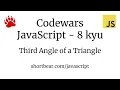 Codewars - Javascript