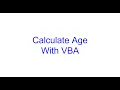 Create VBA Function to Calculate Age in Excel or Access Kovolff