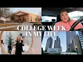 COLLEGE WEEK IN MY LIFE TCU studying for finals last week of classes my internship