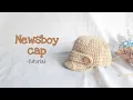 How To Crochet Cute and Easy Newsboy