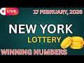 New York Midday Lottery Results For - 17 Feb 2026