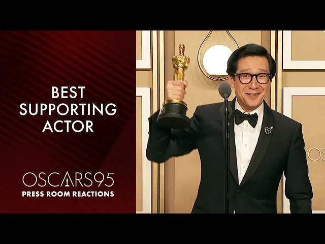 Best Supporting Actor Ke Huy Quan | Oscars95 Press Room Speech