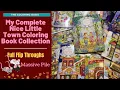 My Complete My Little Town Adult Coloring Book Collection Full Flip Throughs Full Collection