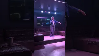 Leslie Lang at Khartoum Lounge open mic in Campbell
